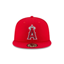 Load image into Gallery viewer, Los Angeles Anaheim Angels New Era MLB 59FIFTY 5950 Onfield Fitted Cap Hat Red Crown/Visor Team Color Logo
