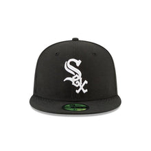 Load image into Gallery viewer, Chicago White Sox New Era MLB 59FIFTY 5950 Fitted Cap Hat Team Color Black Crown/Visor White Logo 
