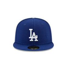 Load image into Gallery viewer, Los Angeles Dodgers New Era MLB 59FIFTY 5950 Fitted Cap Hat Team Color Royal Blue Crown/Visor White Logo 

