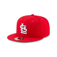 Load image into Gallery viewer, St. Louis Cardinals New Era MLB 59FIFTY 5950 Fitted Cap Hat Red Crown/Visor White/Black Logo 
