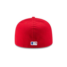 Load image into Gallery viewer, Texas Rangers New Era 59FIFTY 5950 Fitted Cap Hat Red Crown/Visor White/Royal Blue Logo 
