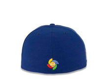 Load image into Gallery viewer, Philippines New Era WBC World Baseball Classic 59FIFTY 5950 Fitted Cap Hat Royal Blue Crown/Visor Red/White Logo Philippines Flag Side Patch
