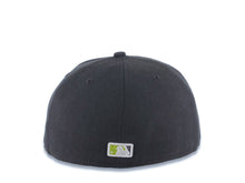 Load image into Gallery viewer, San Diego Padres New Era MLB 59FIFTY 5950 Fitted Cap Hat Bright Green/Dark Gray Crown Dark Gray Visor Team Color Logo

