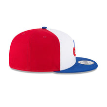 Load image into Gallery viewer, Montreal Expos New Era MLB 9FIFTY 950 Snapback Cap Hat White/Red Crown Royal Blue Visor Team Color Logo
