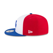 Load image into Gallery viewer, Montreal Expos New Era MLB 9FIFTY 950 Snapback Cap Hat White/Red Crown Royal Blue Visor Team Color Logo
