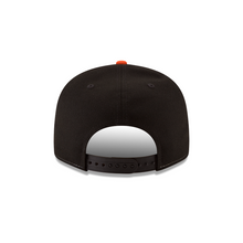 Load image into Gallery viewer, Baltimore Orioles New Era MLB 9FIFTY 950 Snapback Cap Hat White/Black Crown Orange Visor Team Color Bird Logo
