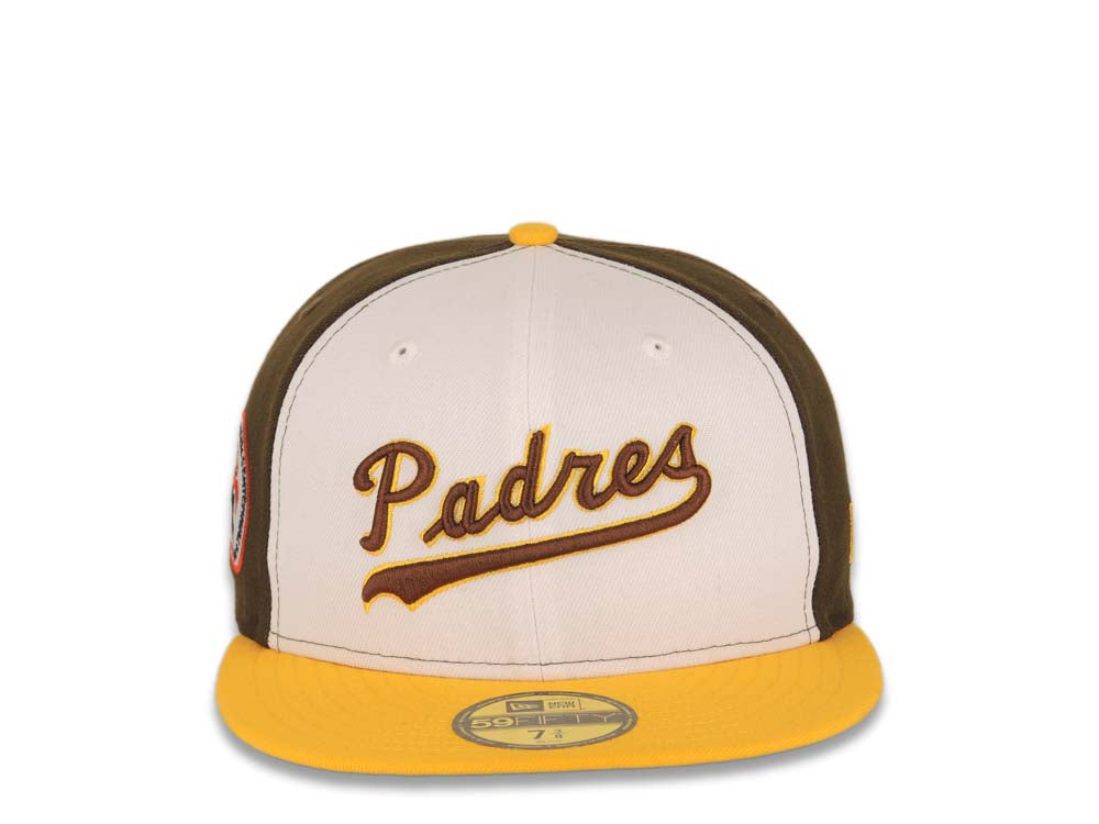 San Diego Padres New Era MLB 59FIFTY 5950 Fitted Cap Hat Yellow/Brown –  Capland