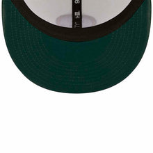 Load image into Gallery viewer, (City Connect) Colorado Rockies New Era MLB 9FIFTY 950 Snapback Cap Hat White/Dark Green Crown Dark Green Visor Purple/Sky Blue/Orange Logo
