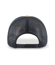 Load image into Gallery viewer, San Diego Padres &#39;47 MLB Clean Up Adjustable Snapback Mesh Trucker Cap Hat Khaki/Navy Crown Khaki Visor Cooperstown Team Color Logo
