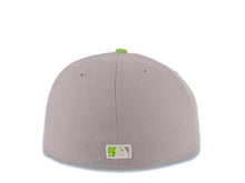 Load image into Gallery viewer, San Diego Padres New Era MLB 59FIFTY 5950 Fitted Cap Hat Gray Crown Lime Green Visor Lime Green/White Logo
