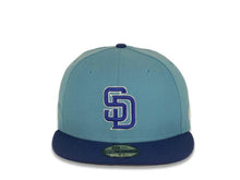 Load image into Gallery viewer, San Diego Padres New Era MLB 59FIFTY 5950 Fitted Cap Hat Blue Crown Royal Blue Visor Blue/White Logo 
