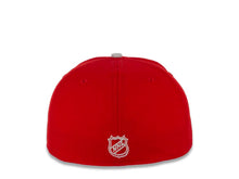 Load image into Gallery viewer, Detroit Red Wings New Era NHL 59FIFTY 5950 Fitted Cap Hat Red Crown Gray Visor Red/Gray Logo

