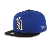 Load image into Gallery viewer, Los Angeles Anaheim Angels New MLB 59FIFTY 5950 Fitted Cap Hat Royal Blue Crown Black Visor Black/White Retro Halo Logo
