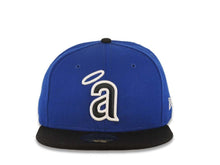 Load image into Gallery viewer, Los Angeles Anaheim Angels New MLB 59FIFTY 5950 Fitted Cap Hat Royal Blue Crown Black Visor Black/White Retro Halo Logo
