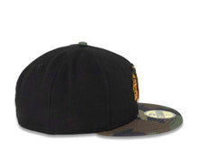 Load image into Gallery viewer, Chicago Blackhawks New Era NHL 59FIFTY 5950 Fitted Cap Hat Black Crown Camo Visor Team Color Logo 
