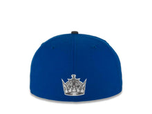 Load image into Gallery viewer, Los Angeles Kings New Era NHL 59FIFTY 5950 Fitted Cap Hat Cardinal Blue Crown Dark Gray Visor White Logo 
