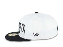 Load image into Gallery viewer, Los Angeles Kings New Era NHL 59FIFTY 5950 Fitted Cap Hat White Crown Black Visor White/Black with Text Logo Big Time
