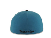 Load image into Gallery viewer, San Jose Sharks New Era NHL 59FIFTY 5950 Fitted Cap Hat Teal Crown Black Visor Team Color Arch Triangle Text Logo

