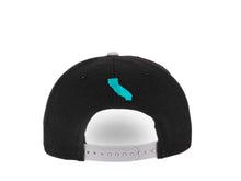 Load image into Gallery viewer, West Coast Bear New Era 9FIFTY 950 Snapback Cap Hat Black Crown Gray Visor Gray/Black/Torquoise/White Bear Logo
