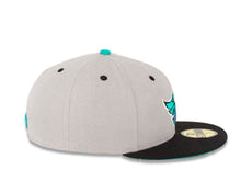 Load image into Gallery viewer, Los Angeles Anaheim Angels New Era MLB 59FIFTY 5950 Fitted Cap Hat Gray Crown Black Visor Magenta/Teal/Black Cooperstown Wings Logo
