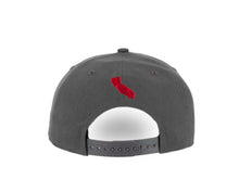 Load image into Gallery viewer, West Coast Bear New Era 9FIFTY 950 Snapback Cap Hat Dark Gray Crown/Visor Brown/Red/White Bear Logo
