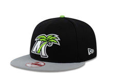 Load image into Gallery viewer, Fort Myers Miracle New Era 9FIFTY 950 Snapback Cap Hat Black Crown Gray Visor
