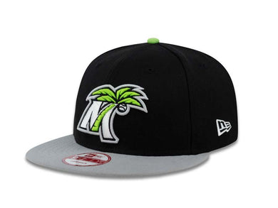 Fort Myers Miracle New Era 9FIFTY 950 Snapback Cap Hat Black Crown Gray Visor