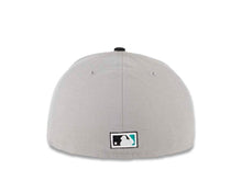 Load image into Gallery viewer, Houston Astros New Era MLB 59FIFTY 5950 Fitted Cap Hat Gray Crown Teal Visor Black/White Logo 
