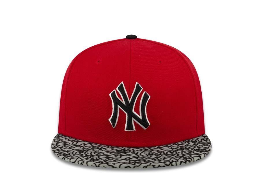 New York Yankees New Era MLB 59FIFTY 5950 Fitted Cap Hat Red Crown