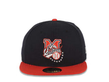 Load image into Gallery viewer, Sultanes de Monterrey New Era LMB 59FIFTY 5950 Fitted Cap Hat Navy Blue Crown Red Visor White/Red/Navy Blue Logo
