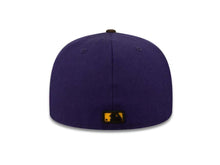 Load image into Gallery viewer, Los Angeles Dodgers New Era MLB 59FIFTY 5950 Fitted Cap Hat Purple Crown Camo Visor Yellow/Black Logo
