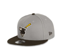 Load image into Gallery viewer, San Diego Padres New Era MLB 9Fifty 950 Snapback Cap Hat Gray Crown Brown Visor Brown/Gold/White Friar Logo

