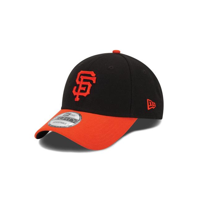 San Francisco Giants New Era MLB 9Forty 940 The League Adjustable Cap Hat Black Crown Orange Visor Orange Team Color Logo