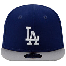 Load image into Gallery viewer, (Infant) Los Angeles Dodgers New Era MLB 9FIFTY 950 Snapback Cap Hat Royal Blue Crown Gray Visor White Logo (My 1st First) 
