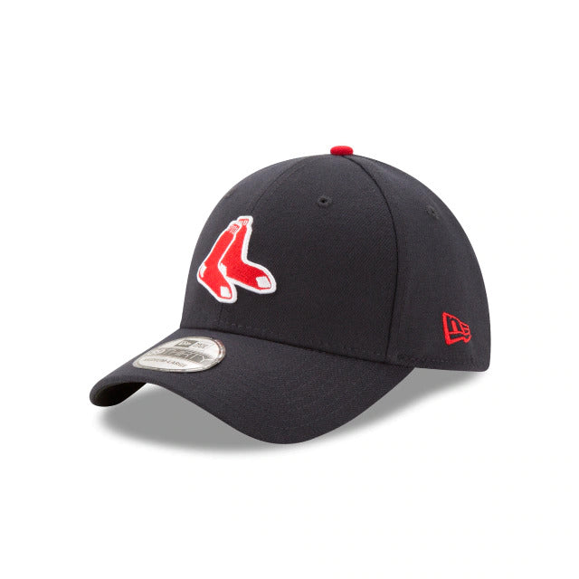 Boston Red Sox New Era MLB 59FIFTY 5950 Fitted Cap Hat Navy Crown/Visor Red/White “Socks” Logo 