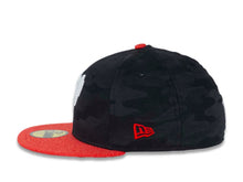 Load image into Gallery viewer, Mexico DIABLOS New Era 59FIFTY 5950 Fitted Cap Hat Black Crown Red Visor White Logo
