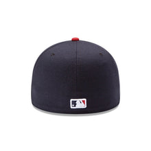 Load image into Gallery viewer, (Youth) Atlanta Braves New Era MLB 59FIFTY 5950 Fitted Cap Hat Navy Crown Red Visor White Logo 
