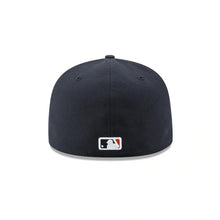 Load image into Gallery viewer, Houston Astros New Era MLB 59FIFTY 5950 Fitted Cap Hat Black Crown Orange Visor Team Color Logo 
