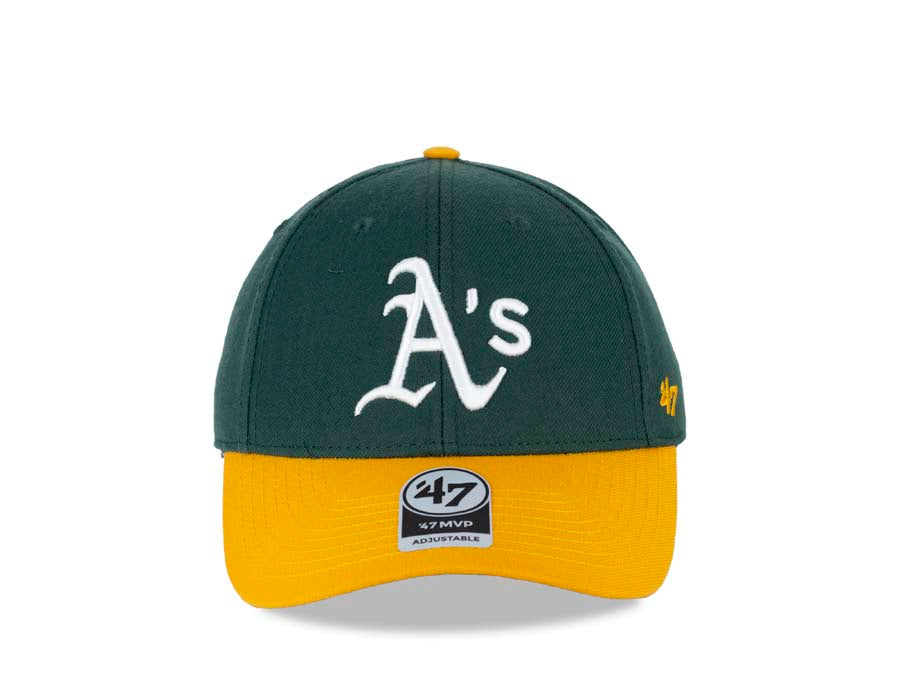 Oakland A's Athletics '47 MLB MVP Adjustable Cap Hat Green Crown