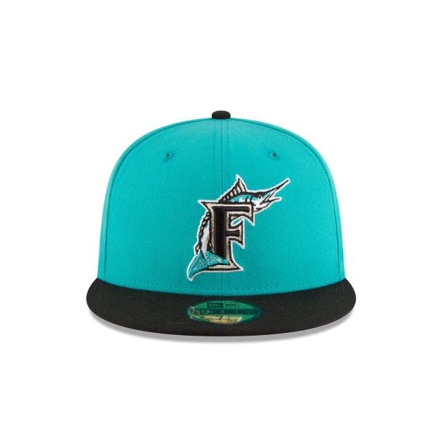 Florida Marlins New Era MLB 9FIFTY 950 Snapback Cap Hat Black Crown/Vi –  Capland