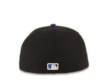 Load image into Gallery viewer, San Diego Padres New Era MLB 59FIFTY 5950 Fitted Cap Hat Black Crown Royal Blue Visor Royal Blue/White Logo
