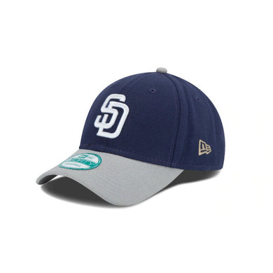 San Diego Padres New Era MLB 9FORTY 940 Adjustable Cap Hat Navy Crown Gray Visor White Logo with Back Logo