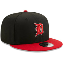 Load image into Gallery viewer, Detroit Tigers New Era MLB 9FIFTY 950 Snapback Cap Hat Black Crown Red Visor Red/White Logo (2-Tone Color Pack)
