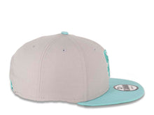 Load image into Gallery viewer, San Diego Padres New Era MLB 9FIFTY 950 Color Pack Snapback Cap Hat Medium Silver Light Gray Crown Blue Tint Visor Blue Tint/White Logo
