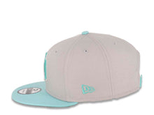 Load image into Gallery viewer, San Diego Padres New Era MLB 9FIFTY 950 Color Pack Snapback Cap Hat Medium Silver Light Gray Crown Blue Tint Visor Blue Tint/White Logo
