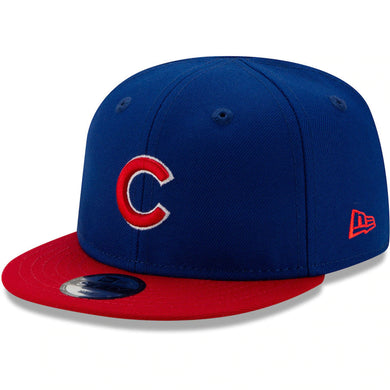 (Infant) Chicago Cubs New Era MLB 9FIFTY 950 Snapback Cap Hat Royal Blue Crown Red Visor Red/White Logo Two-Tone (My 1st First)