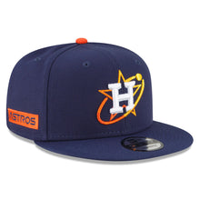 Load image into Gallery viewer, Houston Astros New Era MLB 9FIFTY 950 Snapback Cap Hat Navy Crown Navy Visor White/Orange/Yellow Logo (2022 City Connect)
