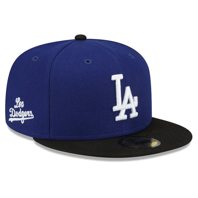 Los Angeles Dodgers New Era MLB 59FIFTY 5950 Fitted Cap Hat Royal Blue Crown Black Visor White Logo (2022 City Connect)