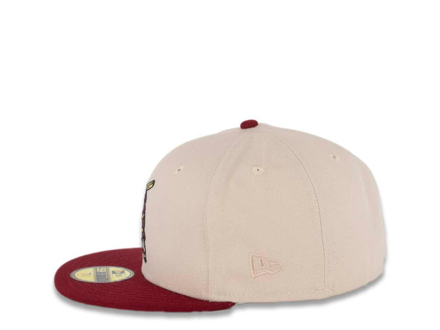 San Diego Padres New Era MLB 59FIFTY 5950 Fitted Cap Hat Stone