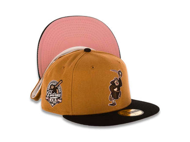 Los Angeles Dodgers PINSTRIPE Wheat-Brown Fitted Hat
